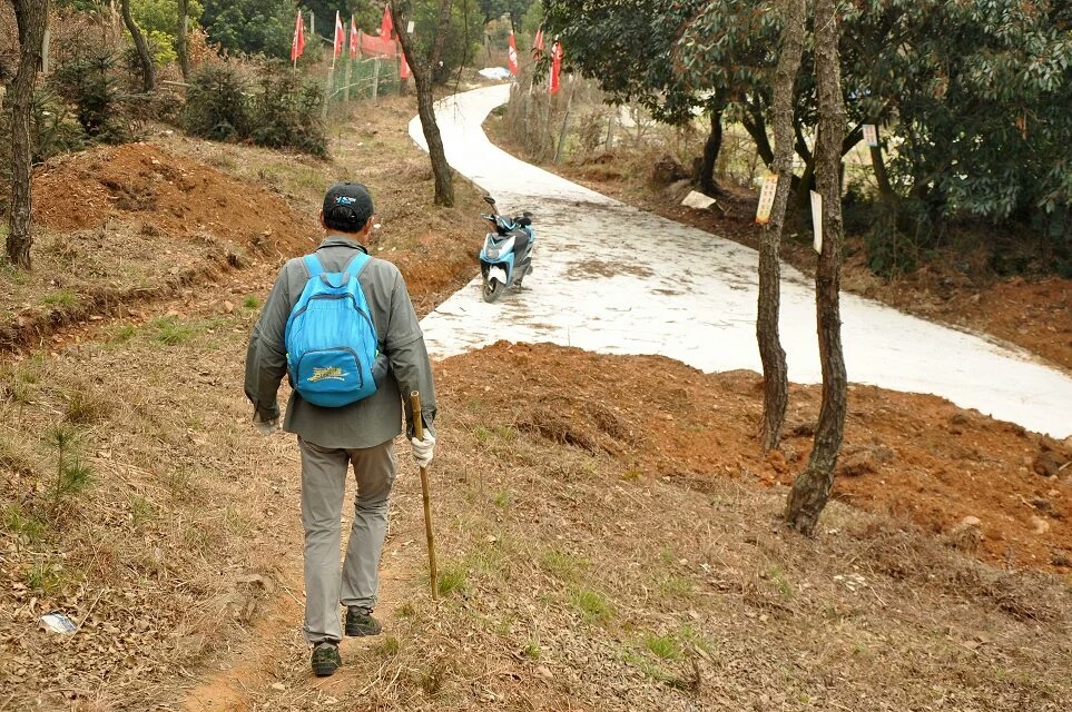 徒步650km回家过年