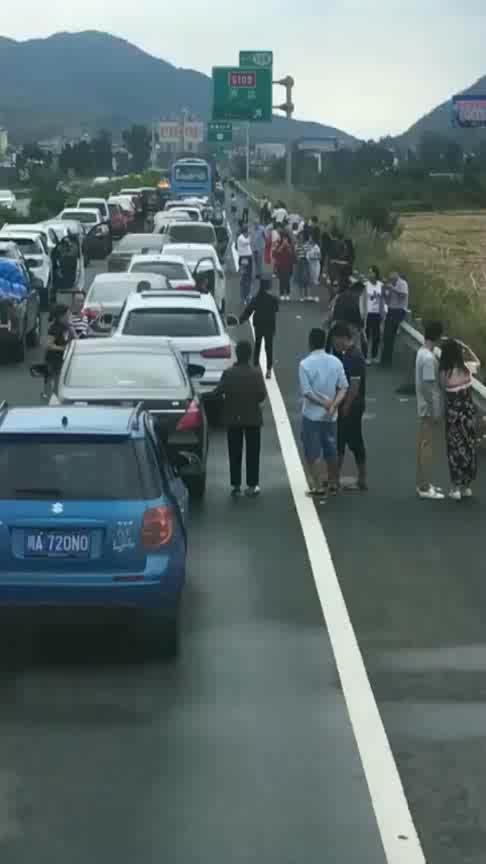 高速堵车，众人在无尽等待中唱歌跳舞打球吃火锅