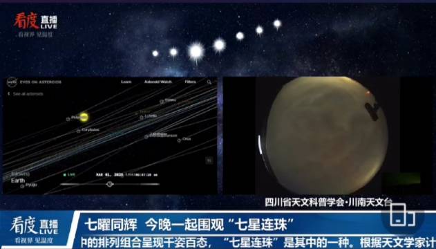 围观“七星连珠”